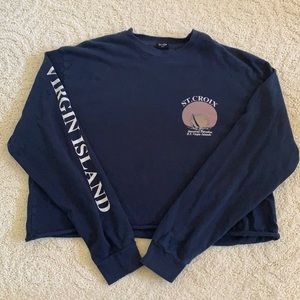 Brandy Melville John Galt Cropped Sweater